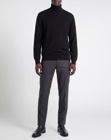 Man Turtleneck Black Size 44 Merino Wool