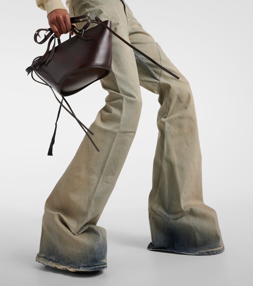 Rick Owens DRKSHDW mid-rise flared jeans