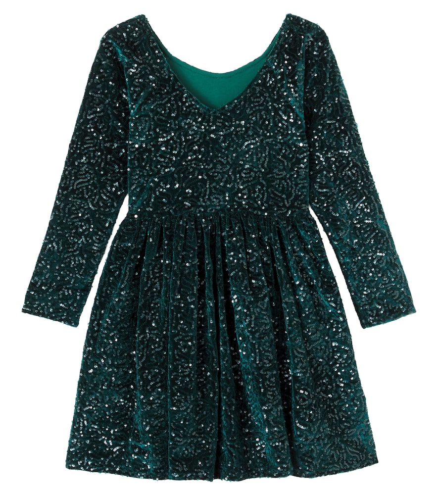 Konges Sløjd Viola sequined velvet dress