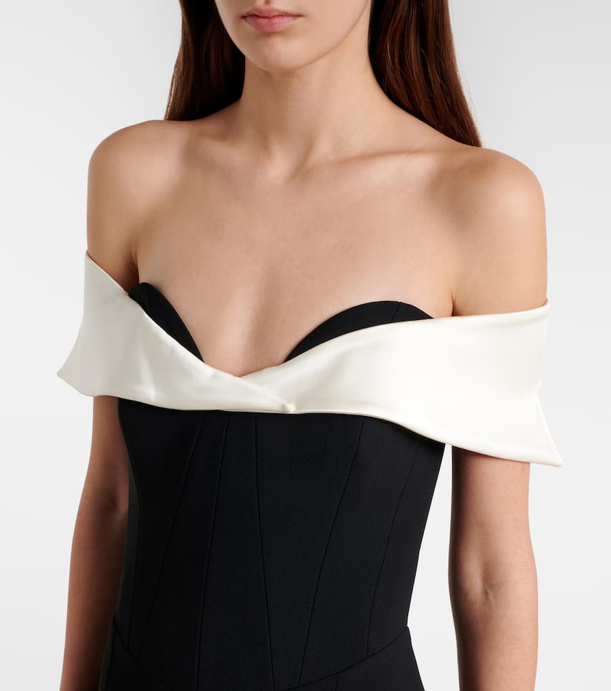 Jacqueline off-shoulder midi dress