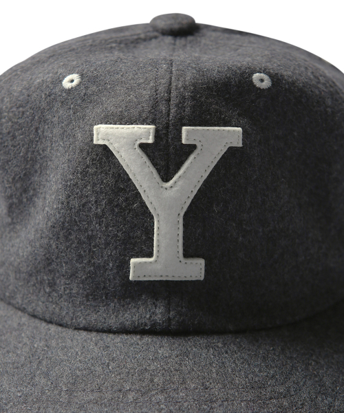 Wool Leather Strap Cap_Grey