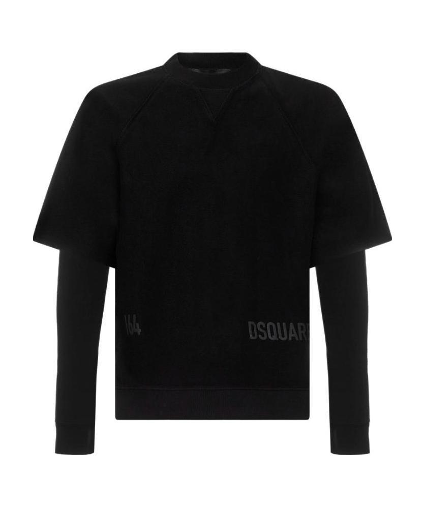 Two fake pullovers with black logo