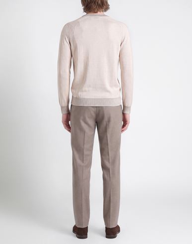 Man Sweater Beige Size 44 Merino Wool