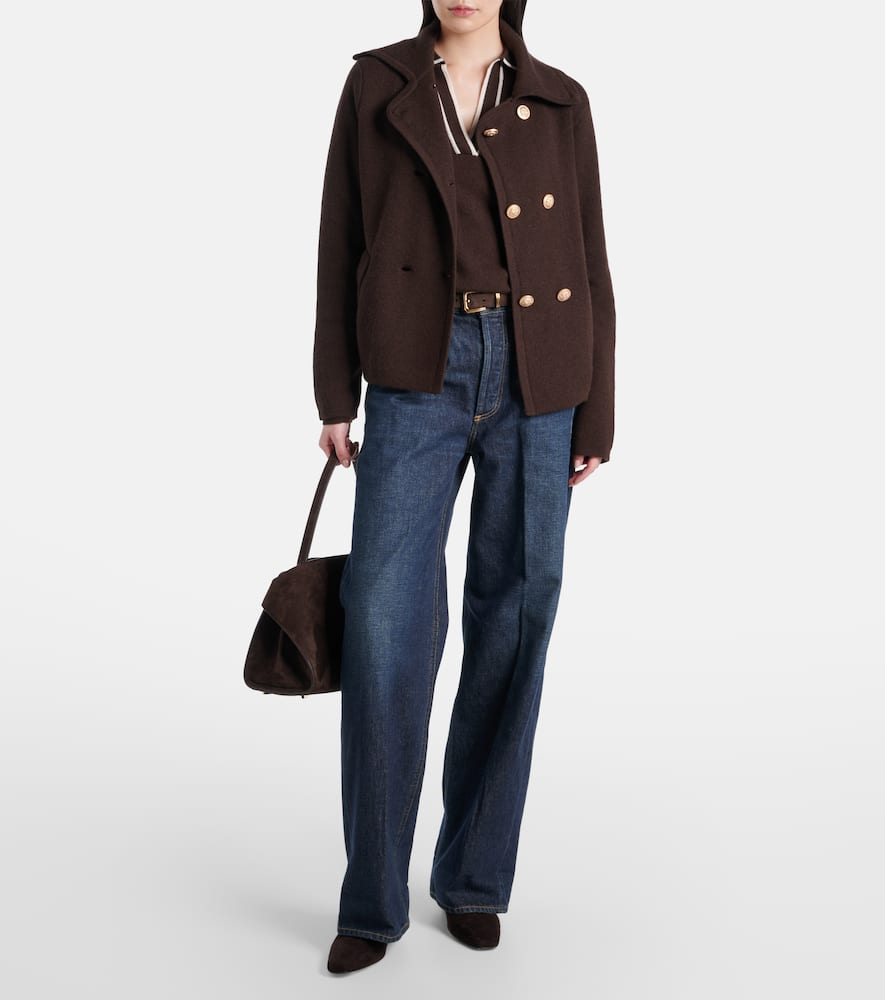 Wool and cashmere blazer