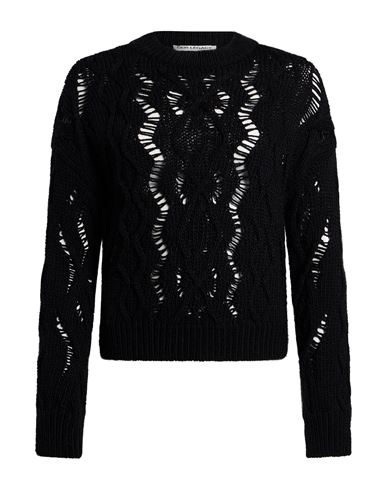 Woman Sweater Black Size 6 Wool