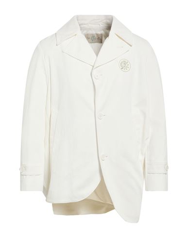 Globe Man Overcoat & Trench Coat White Size S Polyamide