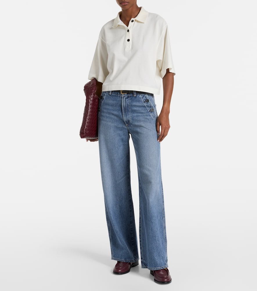 Lowen cotton piqué polo shirt