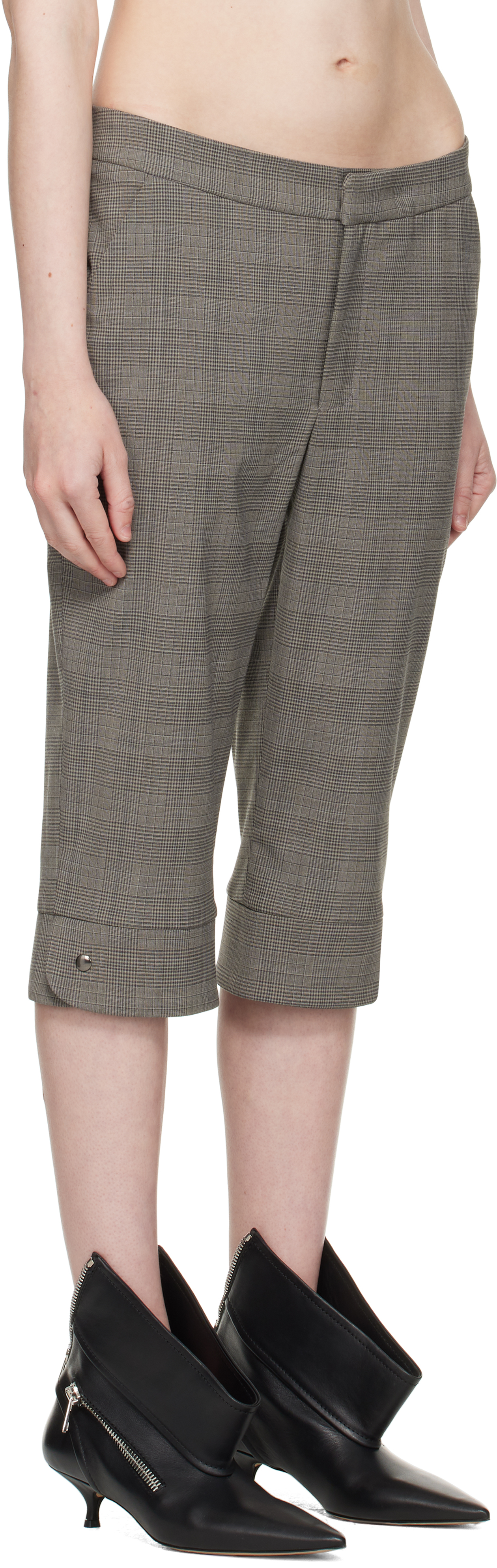 FIDAN NOVRUZOVA Gray Teo Capri Trousers