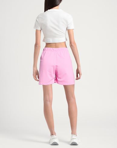 Woman Shorts & Bermuda Shorts Pink Size L Cotton, Polyester