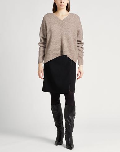 Woman Sweater Beige Size M Alpaca wool, Polyamide, Virgin Wool, Elastane