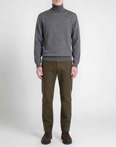 R3d Wöôd Man Turtleneck Grey Size XL Wool, Acrylic