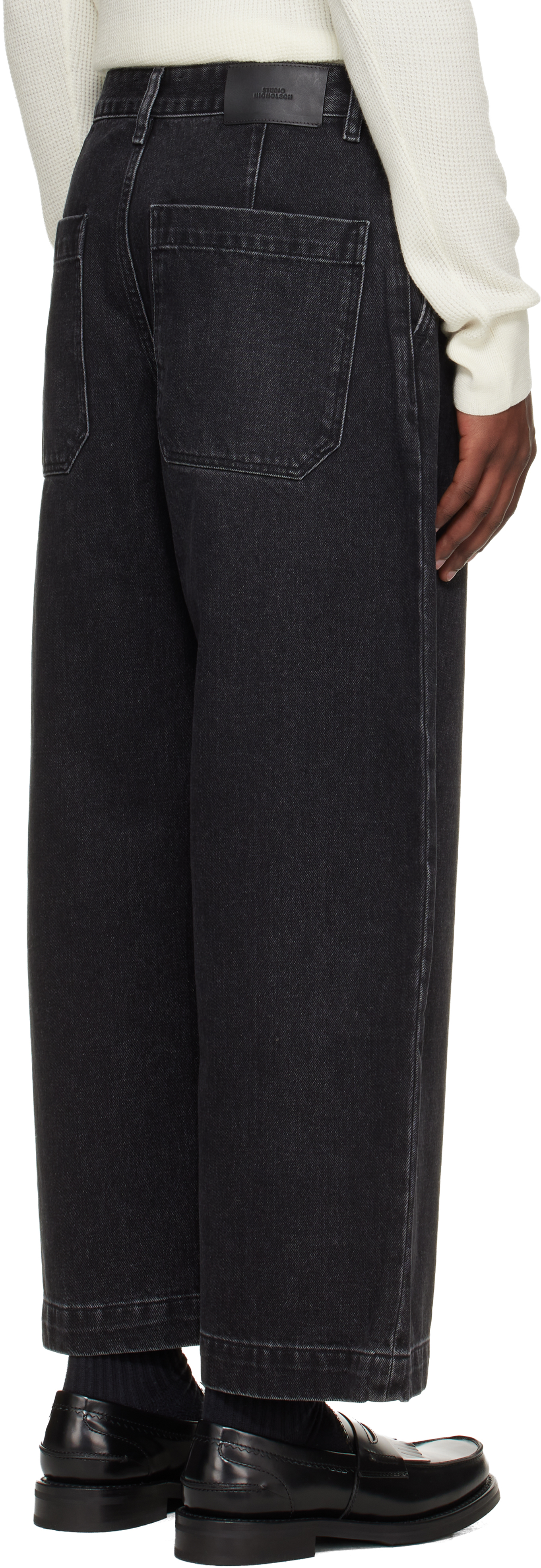 Black Puch Denim Jeans