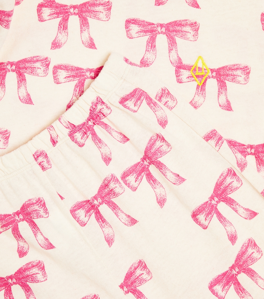Llama printed cotton jersey pajamas