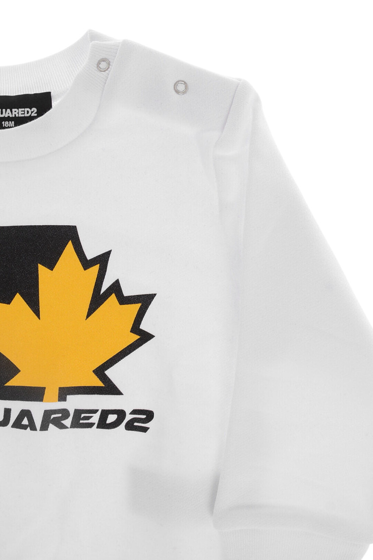 Babies White Logo Sweatshirt