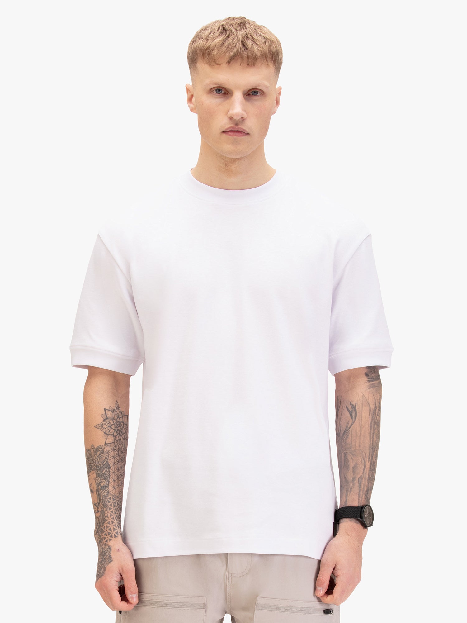 Luke 1977 Mens Dapper Schnapper Relaxed Fit T-Shirt in White