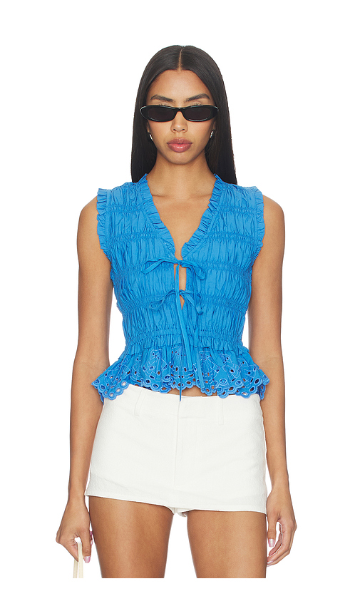 Rails martine top en color azul M también en L, S