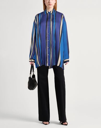 Caring Woman Shirt Navy Size 8 Viscose