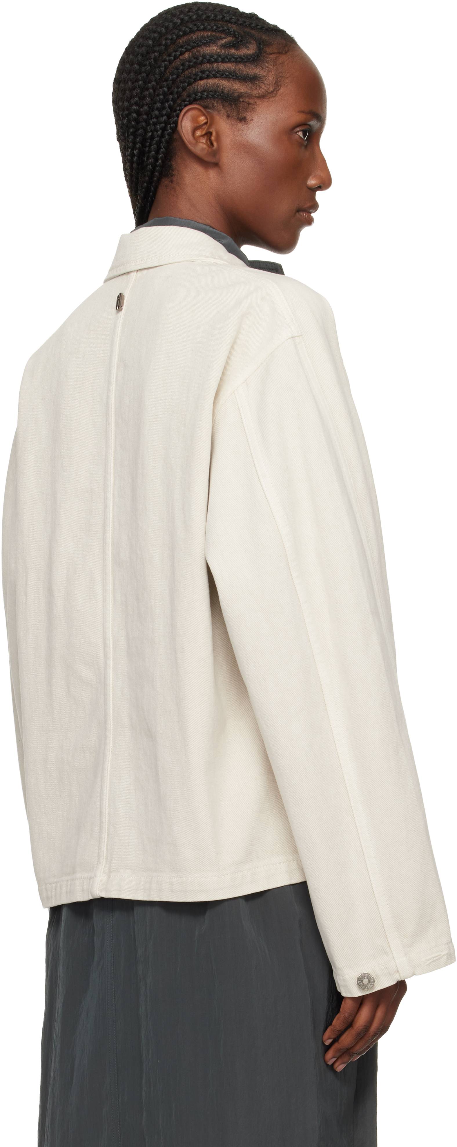 Off-White Garment-Dyed Denim Hunting Jacket