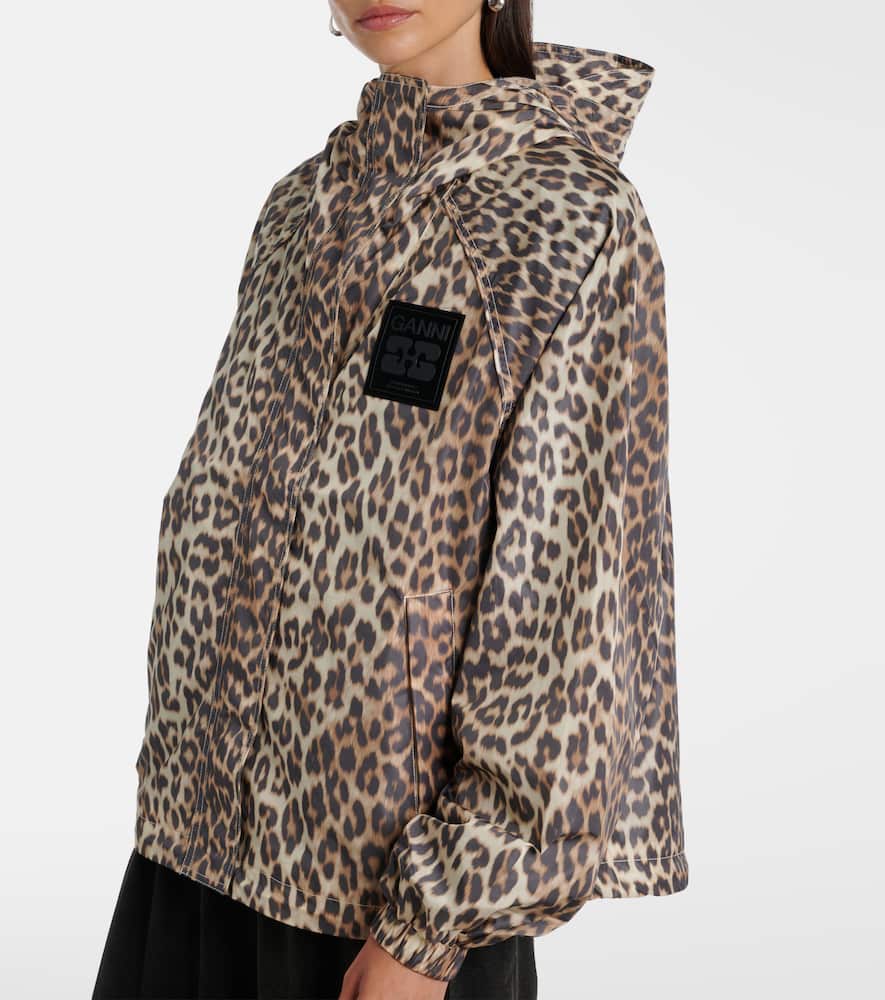 Leopard-print jacket