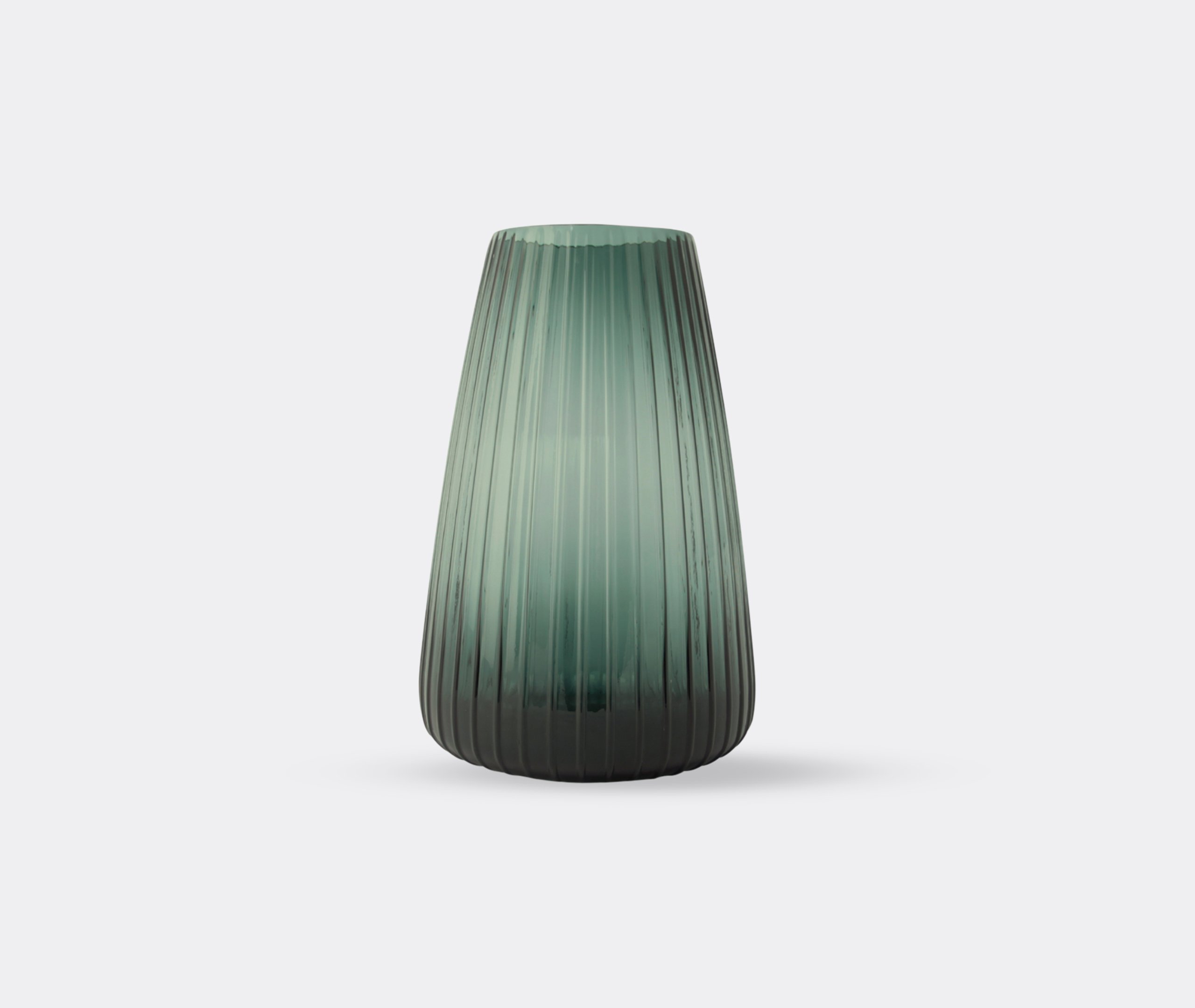 'dim Stripe' Vase, Extra Large, Green