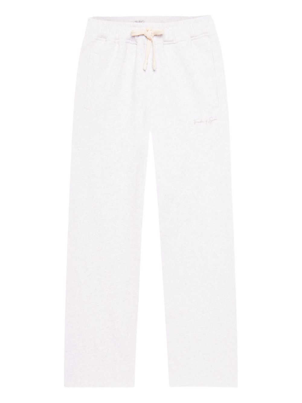 FREEDOM OF SPACE cotton track pants - Green