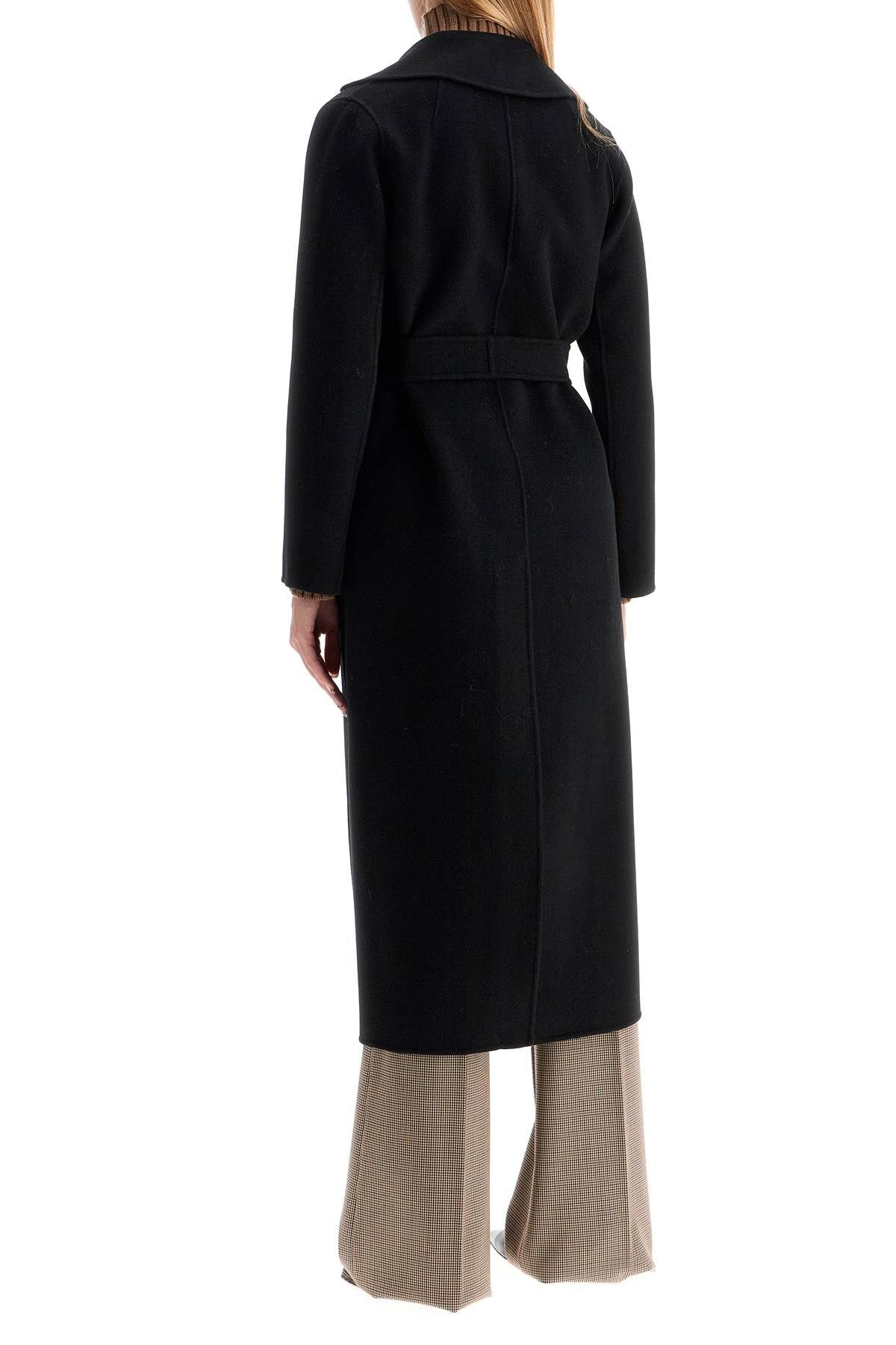 Poldo wrap coat in virgin wool