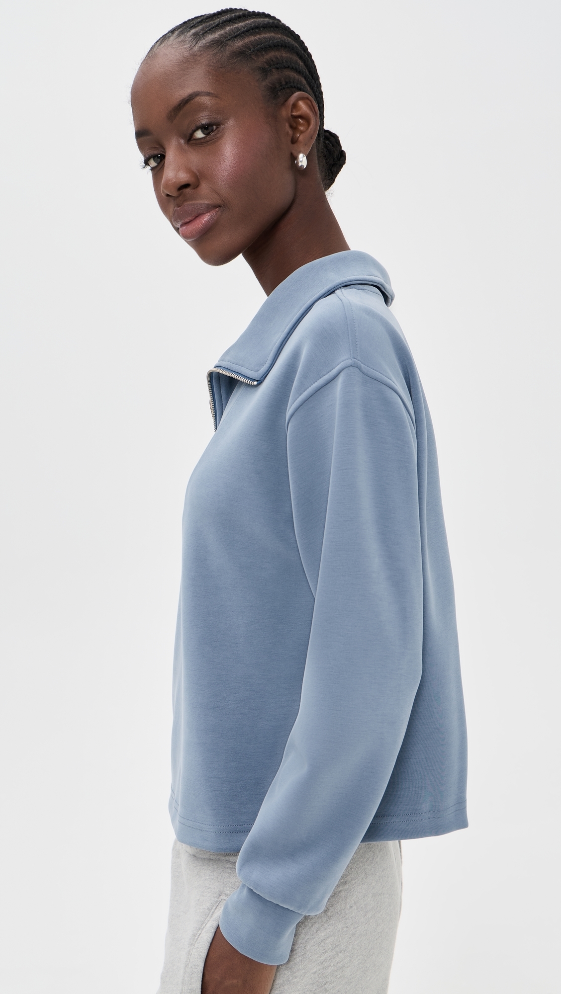 Sand Wash Sweatshirt Luxe Blue