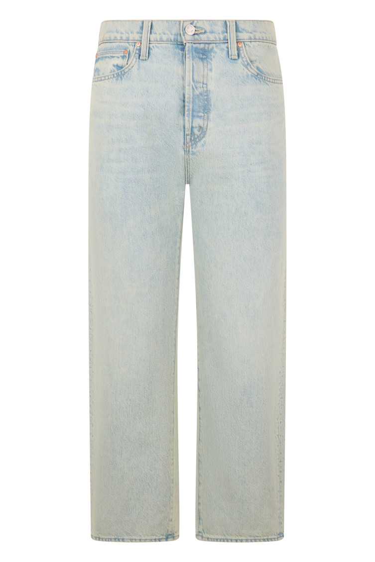 Light Blue Straight Mid Rise Jeans