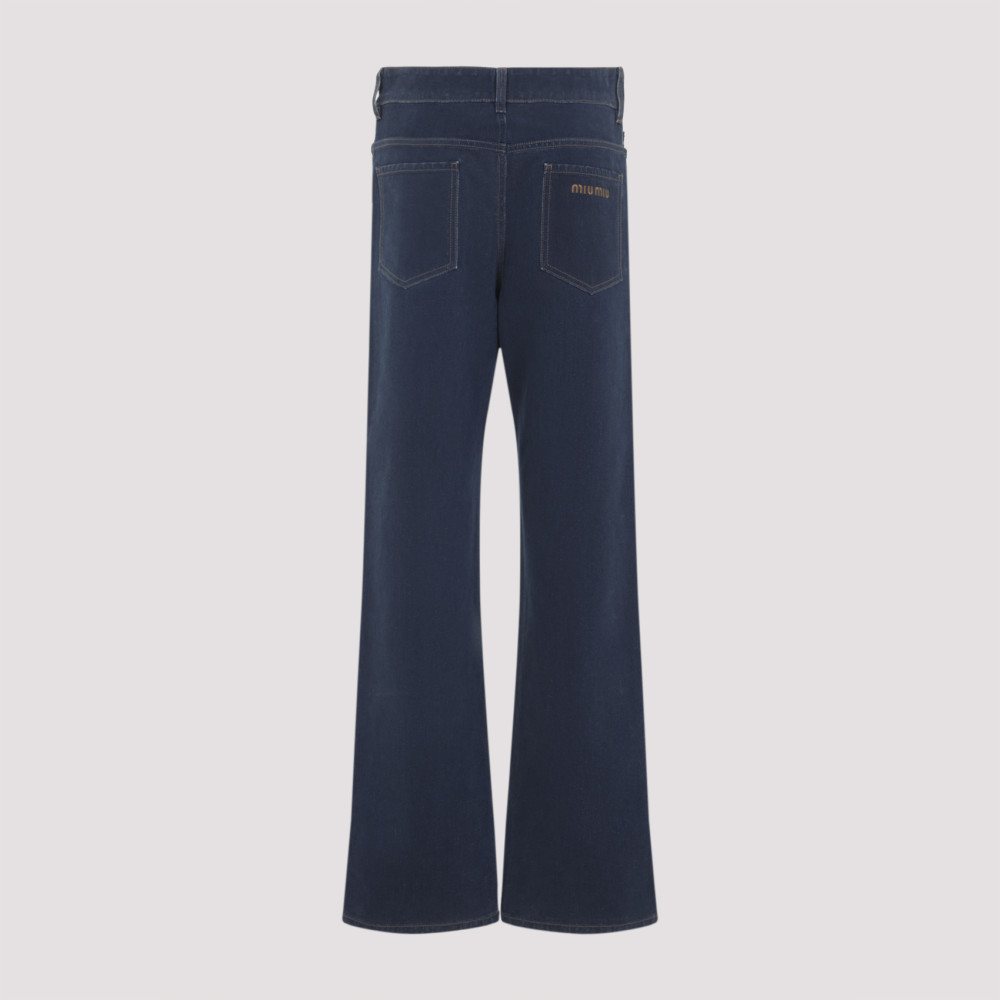 Blue Straight Jeans