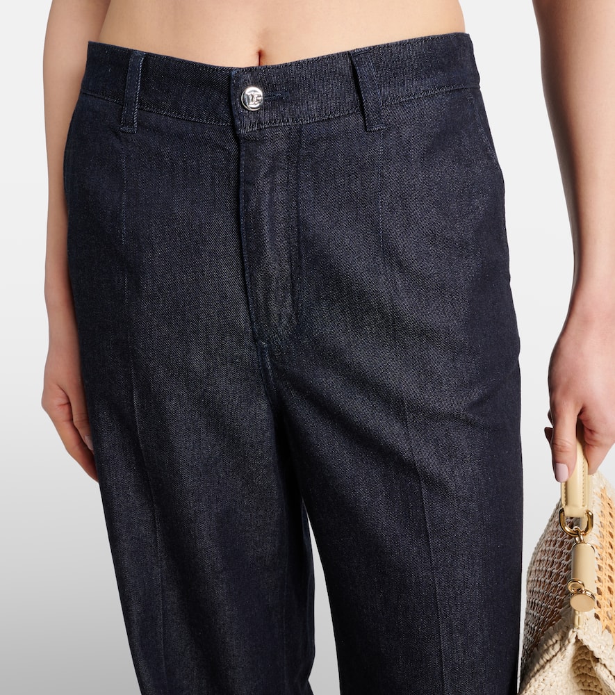 High-rise wide-leg jeans