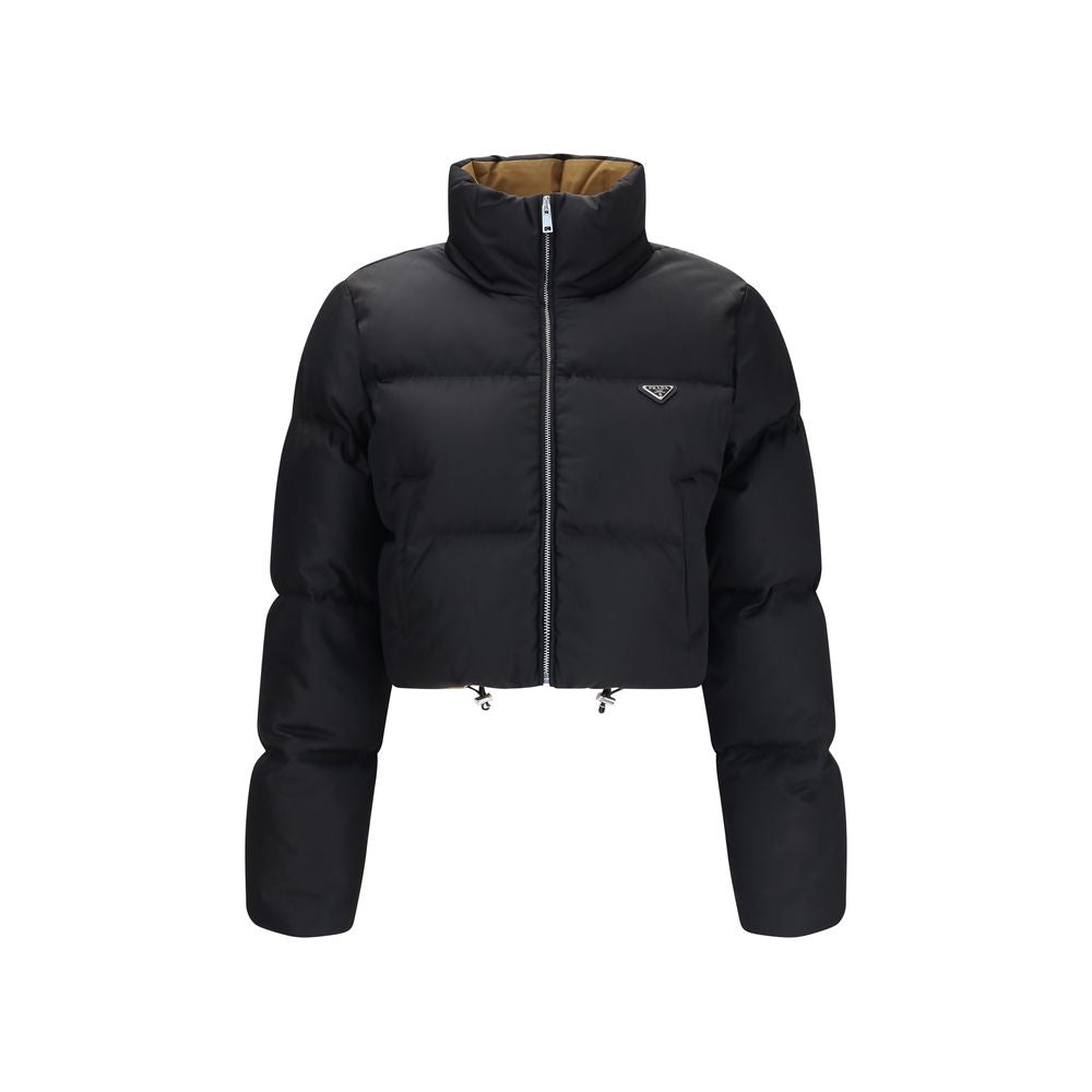 Goose Down Re-Nylon Down Jacket — Black
