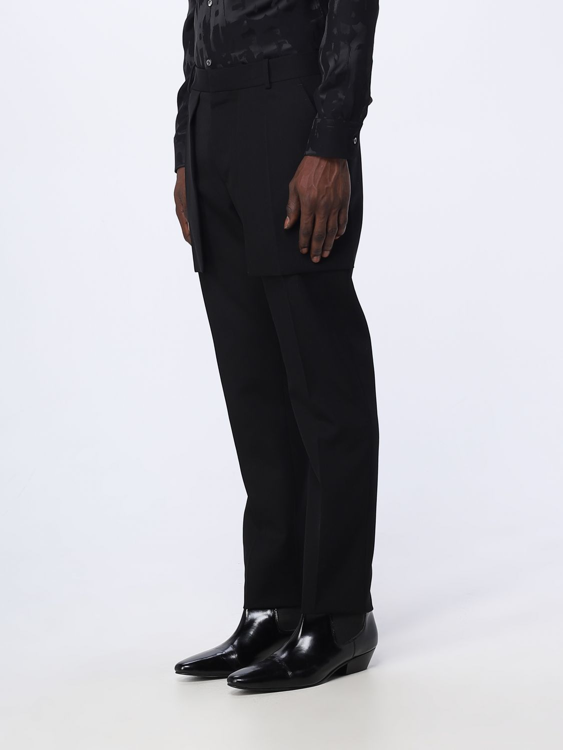 Pants Men color Black