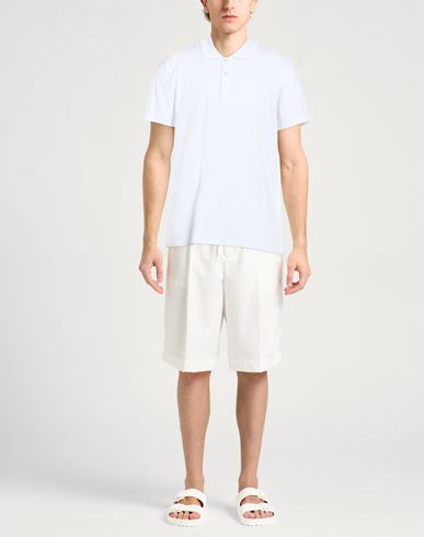 Contemporary Man Polo shirt White Size 3XL Cotton, Elastane