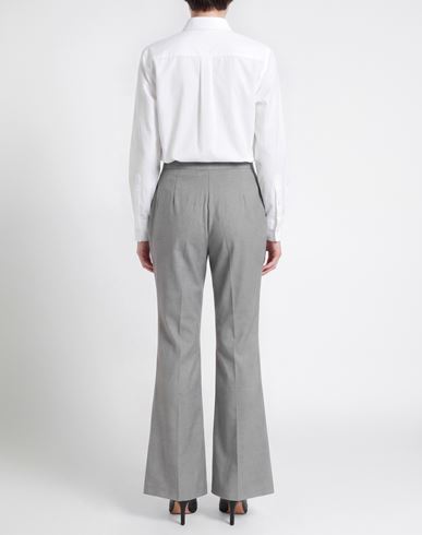 Woman Pants Grey Size 8 Virgin Wool, Polyamide, Elastane