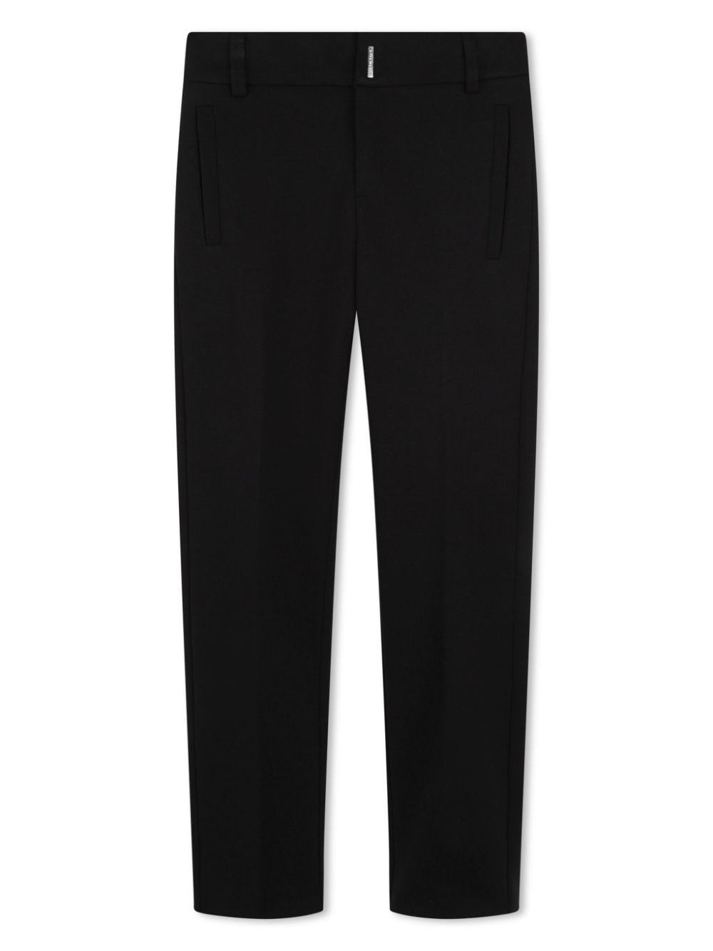 Mid-rise tailored trousers - Black