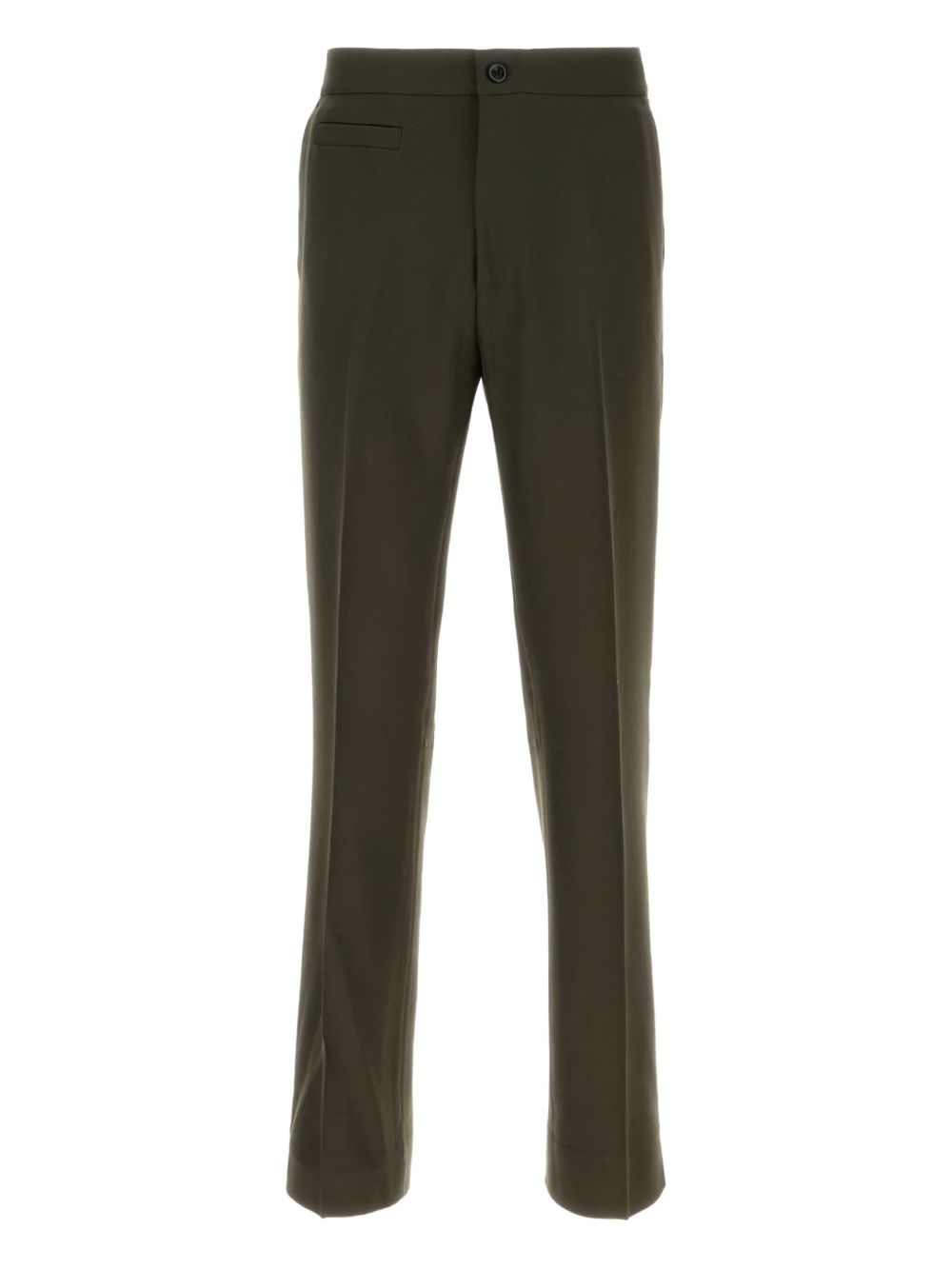 Pressed-crease trousers - Green