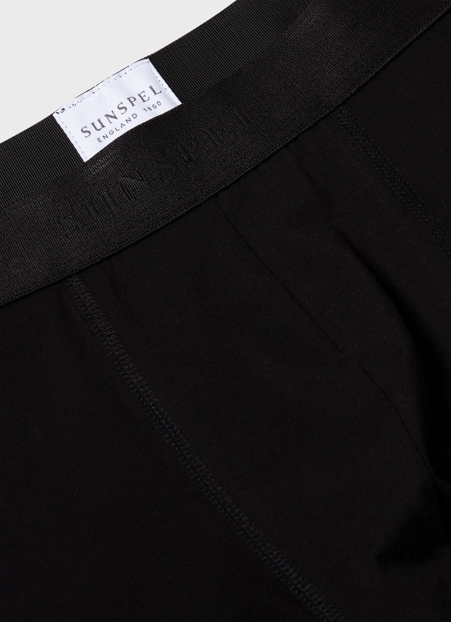 Men's Stretch Cotton Boxer Briefs in Black Classic Boxer Brief 92% Cotton Low Waist Mid