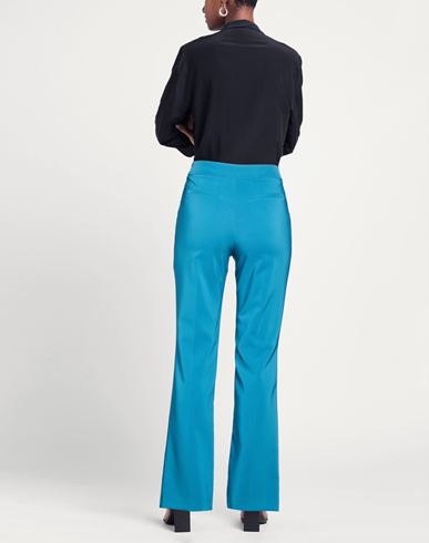 Woman Pants Deep teal Size 4 Polyester, Elastane
