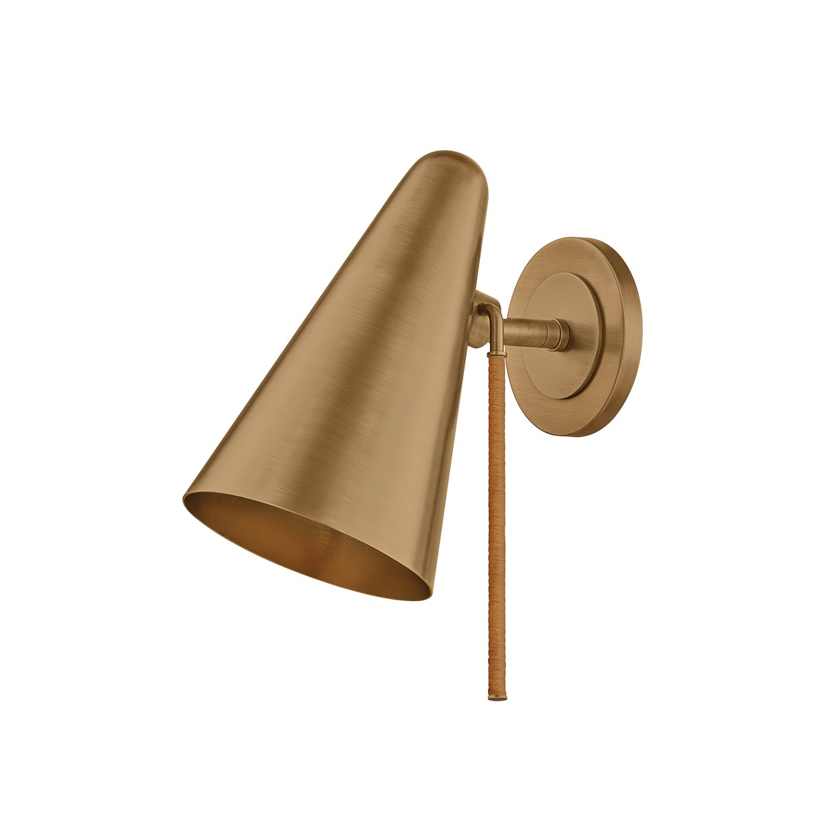 Patina Brass LED Wall Sconce from the Kobe Collection