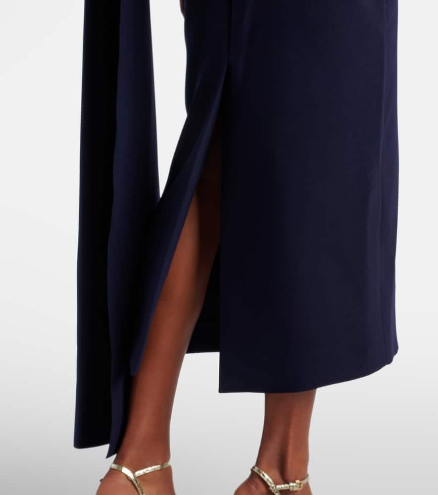 Roksanda Maite draped crêpe gown