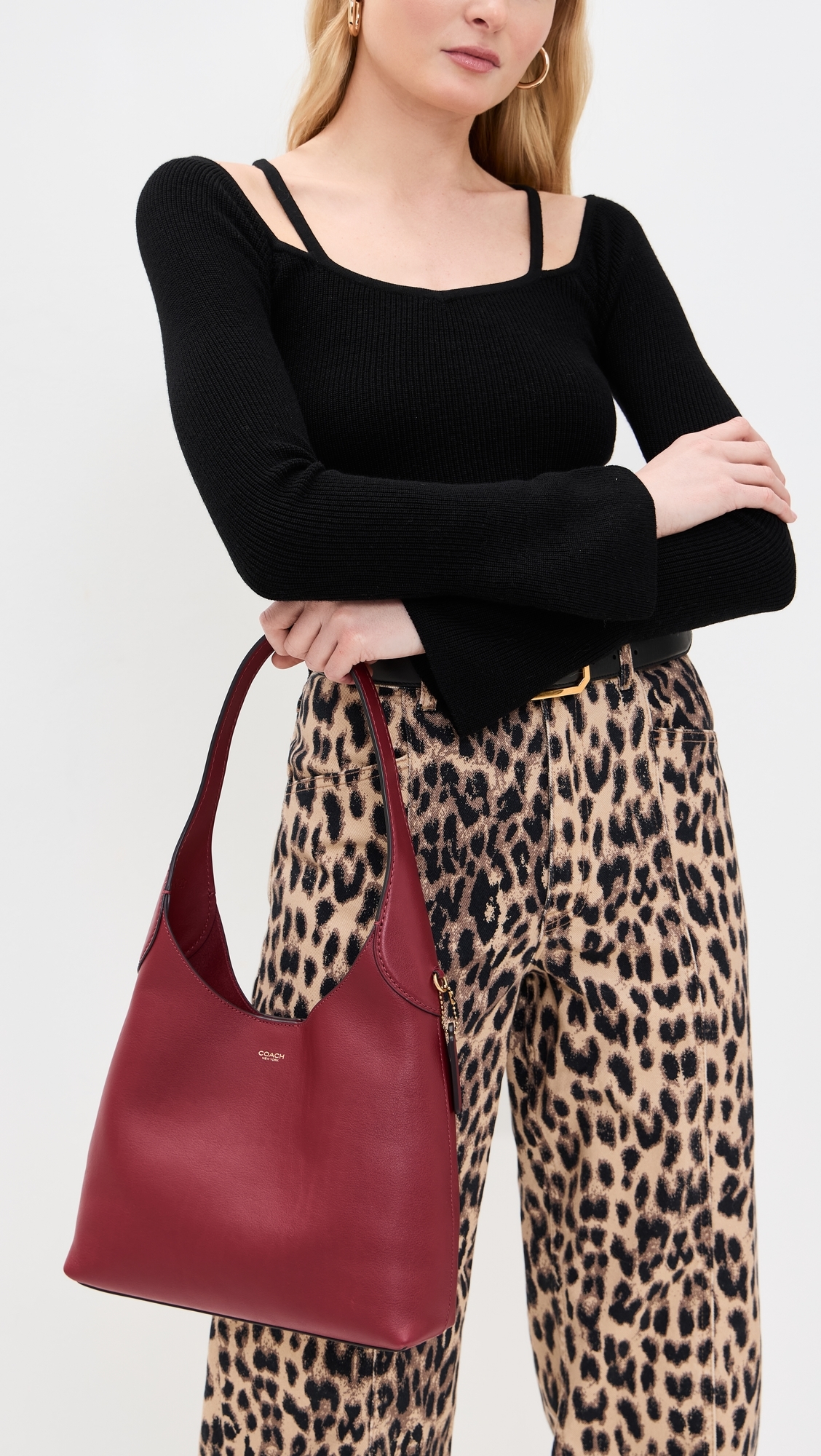 Brooklyn Shoulder Bag 28 B4/Dark Ruby One Size