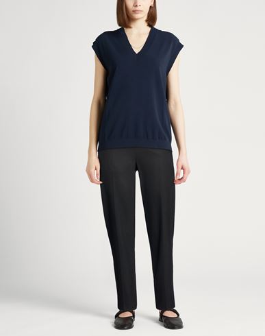 Woman Pants Black Size 4 Wool, Cashmere, Elastane