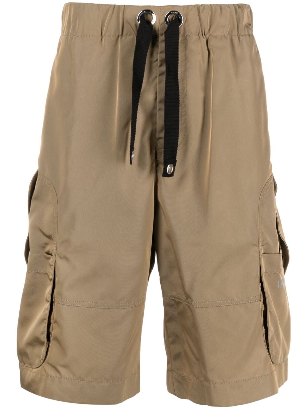 Drawstring-waist shorts - Neutrals