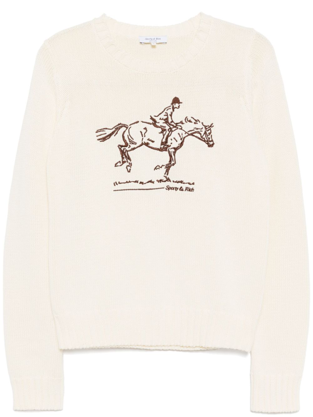 Horse Knitted sweater - Neutrals