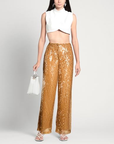 Woman Pants Camel Size 6 Polyester