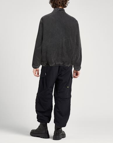 Man Denim outerwear Charcoal Size M Cotton, Polyester