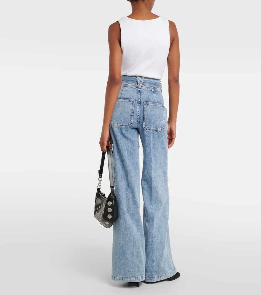 Belisa high-rise cargo jeans