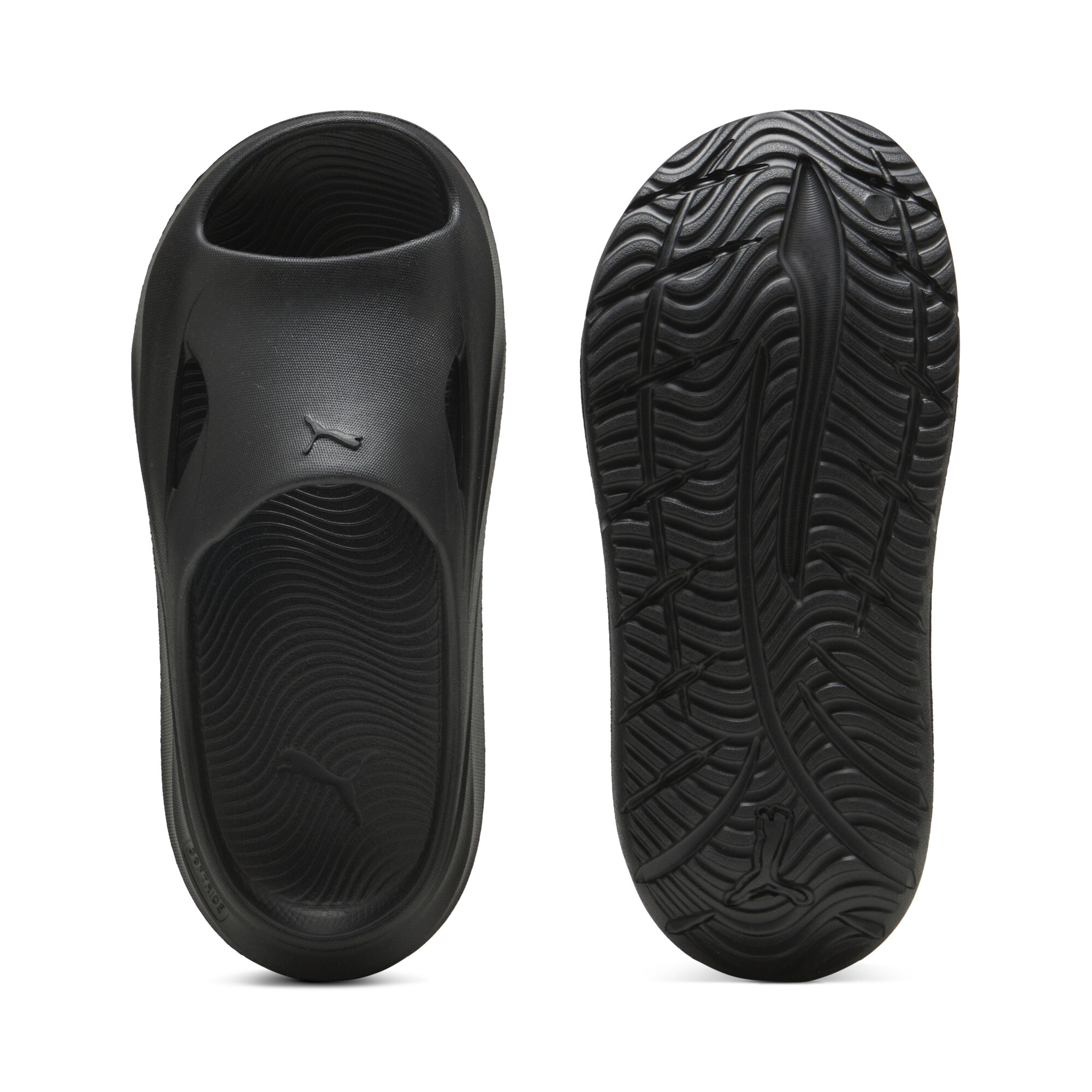 PUMA SOFTRIDE Zero Big Kids' Slides in Black