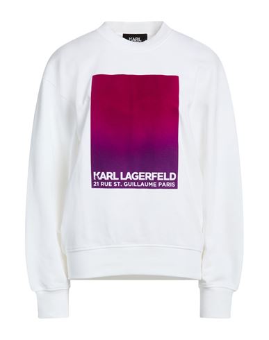 Woman Sweatshirt White Size S Cotton