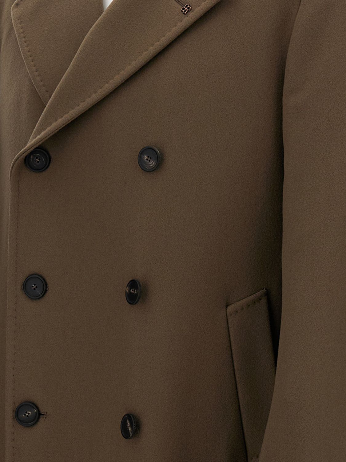 Coat Men color Earth